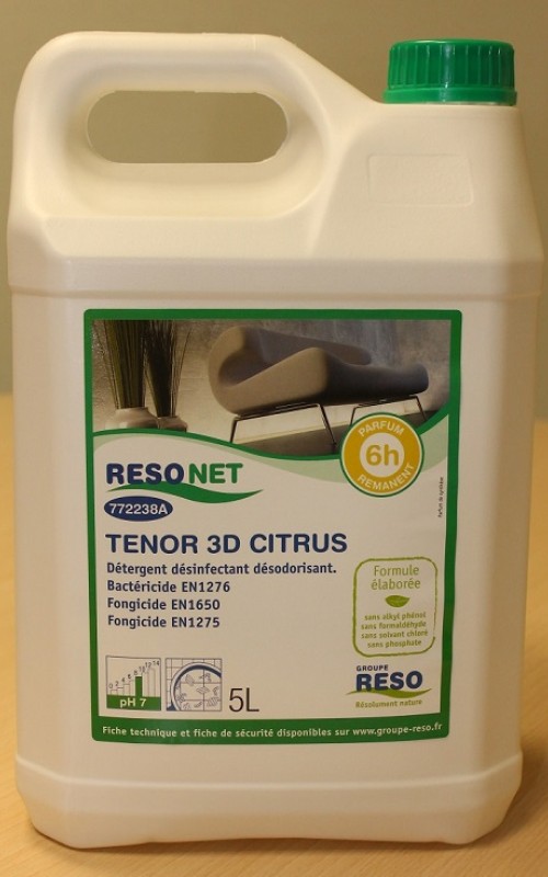 BRETAGNE HYGIENE 53 - TENOR 3 D CITRUS - Produits d'hygiène, produits de nettoyage, produits d'entretien
